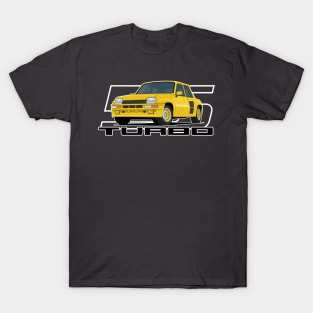 Car 5 Turbo 1980 v2 yellow T-Shirt
